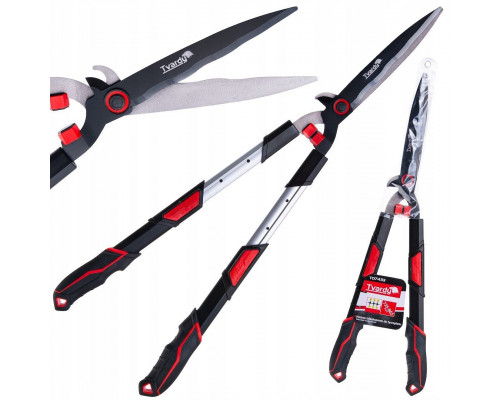 Shears teleskopowe do żywopłotu z ostrzem falistym 735-865mm PTFE (6/12)