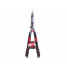 Shears teleskopowe do żywopłotu z ostrzem falistym 735-865mm PTFE (6/12)