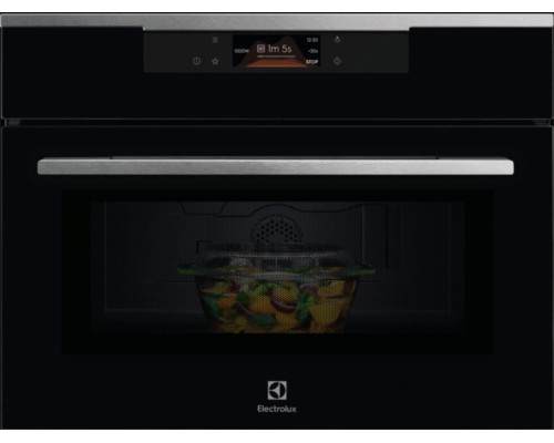 Electrolux  44 L  mikrovilnu funkcija  nerusejosa terauda - Kompakta iebuvejama mikrovilnu krasns ar grilu EVM8E09X (7333394119786)