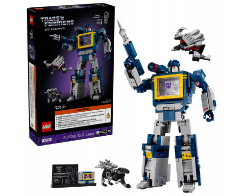 CONST LEGO TRANSFORMERS SOUNDWAVE 10358