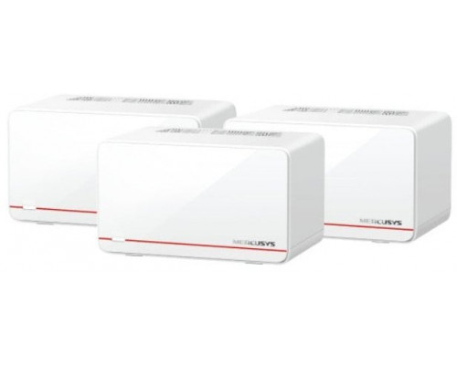 MERCUSYS Halo H37BE(3-pack) WiFi7 Mesh (BE6500,2,4GHz/5GHz,2x2,5GbELAN/WAN,1xGbELAN/WAN)