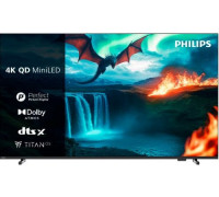 Philips QD MiniLED 4K TV 55MLED820/12 55 Smart TV TITAN OS Black