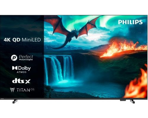 Philips QD MiniLED 4K TV 55MLED820/12 55 Smart TV TITAN OS Black