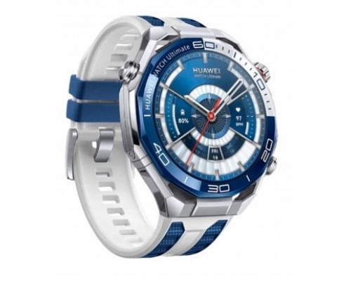 HUAWEI WATCH Ultimate 2 (March-B29),Blue and White Fluoroelast