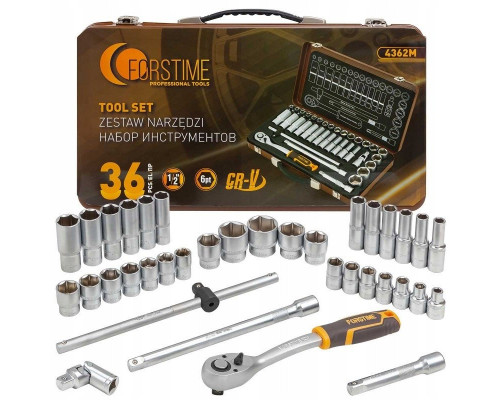 1/2" 36el. (8-32mm) (6-kątnych)