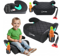 FOTELIK SAMOCHODOWY PODKŁADKA SIEDZISKO BLACK PIKOWANY R129 125-150 CM