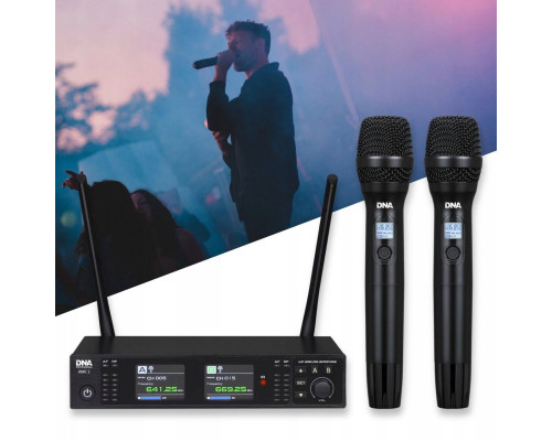DNA XMIC 2 zestaw bezprzewodowy 2x mikrofon doręcz