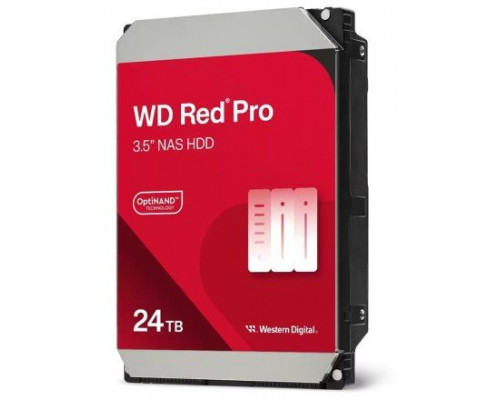 HDD WD Red Pro WD241KFGX (24 TB ; 3.5"; 512 MB; 7200 obr/min)
