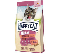 Minkas Sterilised Lachs, karma sucha, dla adults kotów po sterylizacji, łosoś, 500 g