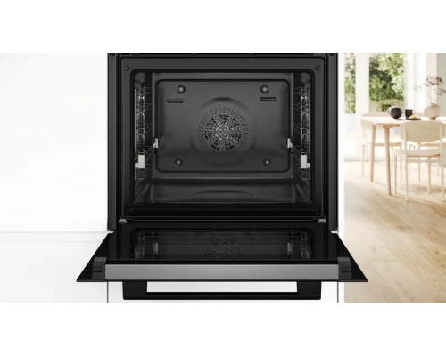 Bosch 71 L pirolitiska tirisana melna - Iebuvejama elektriska cepeskrasns HBG378AB3 (4242005464845)