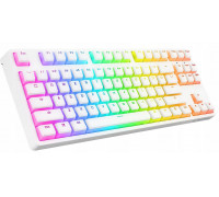 Rampage mechaniczna TKL GHOST Huano Red Switch biała