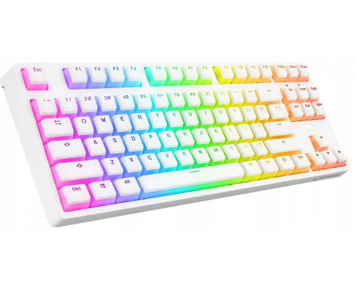 Rampage mechaniczna TKL GHOST Huano Red Switch biała