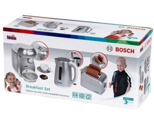 Zestaw śniadaniowy Bosch srebrny