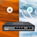 Switch Zasilacz  POE LAN 8 Ports 6 Ethernet RJ45 100Mbps Kamer