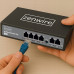 Switch Zasilacz  POE LAN 8 Ports 6 Ethernet RJ45 100Mbps Kamer