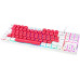 GAMIAC TKL90G Gaming Keyboard, Kailh Red - white/Red