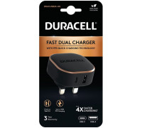 Duracell DRACUSB20-UK ładowarka do urządzeń przenośnych Black