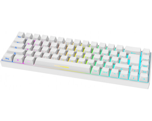 Deltaco Gaming  WK95R wireless RGB biały