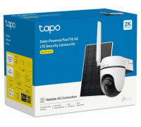 TP-Link Tapo C615G KIT zewnętrzna 4G LTE kamera, panel słoneczny (3MP, 2K, 1296p, IR, 4G LTE, micro SD card, IP65)