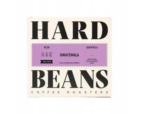 Hard Beans Gwatemala Finca La Soledad Caturra Washed 250g