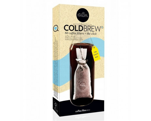 Finum Filtry do kawy Cold Brew + Click - 60 szt.