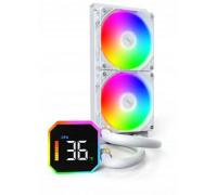 Montech HyperFlow Digital 240 White zestaw AIO