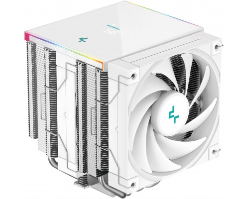 Deepcool CPU Chladič AK620 DIGITAL SE WH, ARGB, 2x120mm, LGA1851, AM5, biała