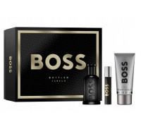 Hugo Boss BOSS Bottled Parfum Giftset zestaw dla mężczyzn (PP kvepalai, 100 ml + PP kvepalai, 10 ml + żel pod prysznic, 100 ml)