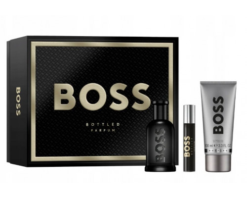Hugo Boss BOSS Bottled Parfum Giftset zestaw dla mężczyzn (PP kvepalai, 100 ml + PP kvepalai, 10 ml + żel pod prysznic, 100 ml)