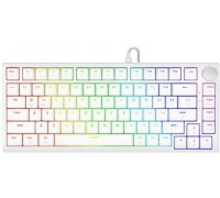 Savio ASTRAL WHITE JADE  Gaming USB QWERTY Amerykański międzynarodowy Biały