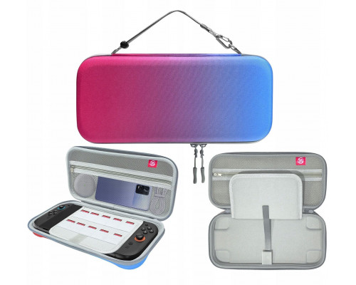 Twardy Swith tywny Case Case Etui Waliwith ka Case For Nintenfor Switch 2 Ns2 / Jys-ns2283 / Niebiesko - Cwith erwony