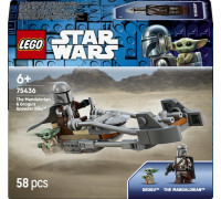 LEGO Star Wars Śmigacz Mandalorianina i Grogu (75436)