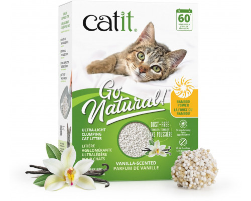 Catit Go Natural Ultra-light mocno caking waniliowy 3,6 kg
