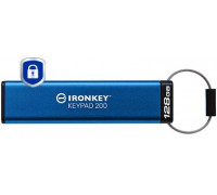 Kingston IronKey klaviatūra 200 128GB USB 3.0 AES Encrypted