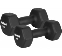 Hantelki cast iron neoprene HEX 2x7kg, REBEL ACTIVE