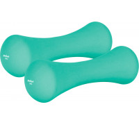 Hantelki cast iron neoprene 2x3kg, REBEL ACTIVE