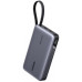 20000mAh Ugreen PB551 145W USB-A, USB-C + wbudowany cable (gray)