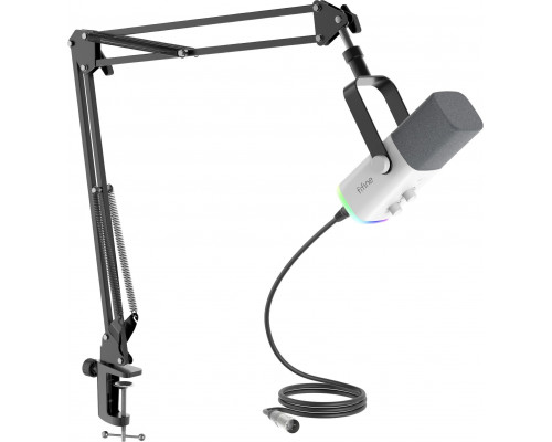 dynamiczny studyjny Fifine AM8TW USB/XLR RGB ze statywem PnP