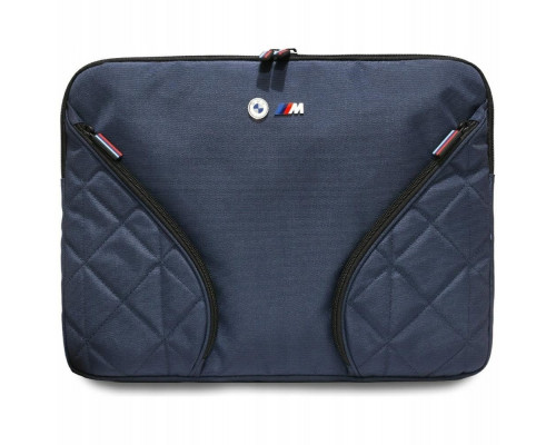 BMW Nylon Pockets&Metal Logo Sleeve 16" granatowy