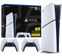 Sony PlayStation 5 E Chassis Slim Digital + 2 pady