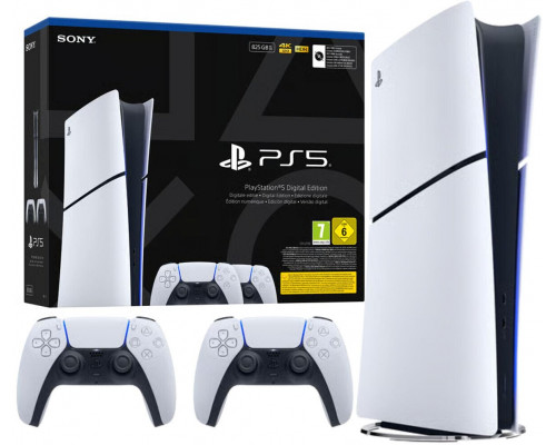 Sony PlayStation 5 E Chassis Slim Digital + 2 pady