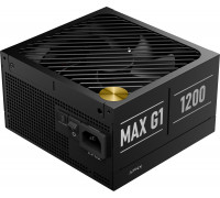 Apnx APNX MAX G1 1.200W 80 PLUS Gold zasilacz, ATX 3.1, PCIe 5.1, w pełni modularny, kompaktowy - 1.200 Watt, czarny