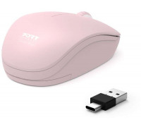 MOUSE USB OPTICAL WRL COLLECT./PINK 900541 PORT DESIGNS
