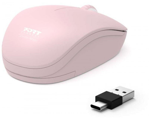 MOUSE USB OPTICAL WRL COLLECT./PINK 900541 PORT DESIGNS