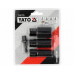 YATO ZESTAW TARNIKÓW CYLINDRY 4el. M14