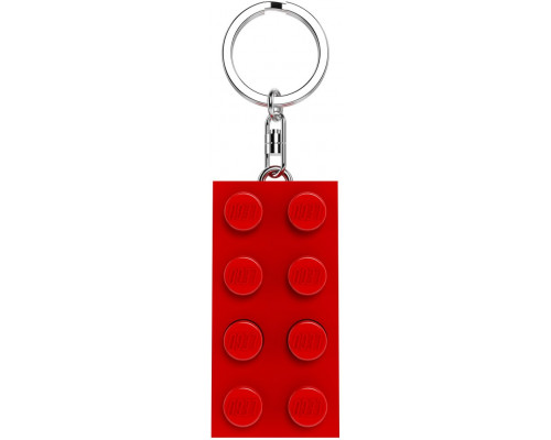 LEGO® Minifigurines™ Keychain Light 2x4 Brick Red