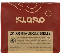 Klaro - kawa ziarnista Kolumbia Gingerbells Washed Co-fermented Ginger Filter 200 g