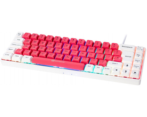Gamiac GAMIAC TKL69G SF Gaming Keyboard, Kailh Red - white/Red