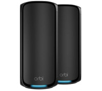 NETGEAR NETGEAR Orbi 970 Series Quad-Band WiFi 7, 2-Pack Quad-band (2.4 GHz / 5 GHz-1 / 5 GHz-2 / 6 GHz) Wi-Fi 6 (802.11ax) Czarny 3 Wewnętrzny
