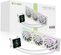 GameMax Gamemax CPU Liquid Cooler | HAILSTORM 360 LCD WH | White | Intel, AMD